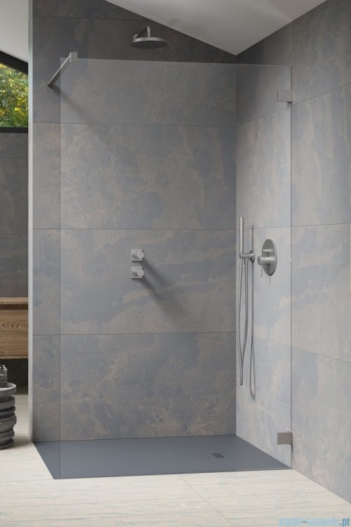 Radaway Essenza Pro Brushed Nickel 115x200 kabina Walk-in szczotkowany nikiel 10103115-91-01