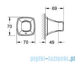 Grohe Grandera uchwyt prysznicowy ścienny chrom/złoty 27969IG0