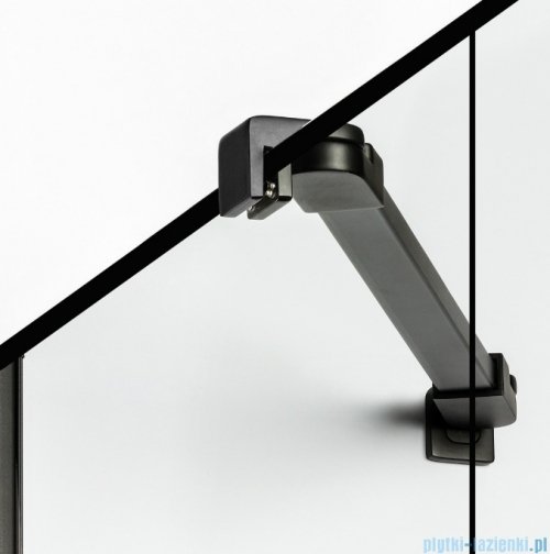 New Trendy New Soleo Black 110x195 cm kabina Walk-In czarny mat/szkło przejrzyste K-0771