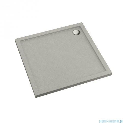 Schedpol Caspar New brodzik kwadratowy + syfon 90x90cm Cement Stone 3.2331/CT/ST