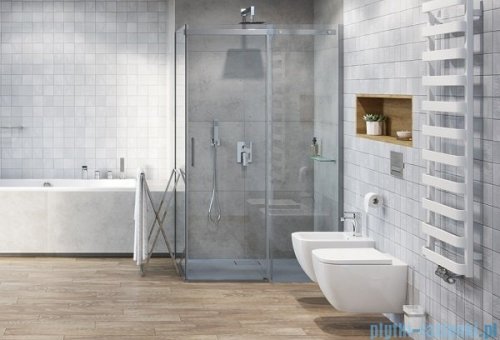 Excellent Lavano Brodzik 100x90  prostokątny SLIM z pokrywą beton BREX.1103.100.090.CON