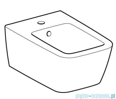 Geberit iCon Square bidet wiszący biały 231910000