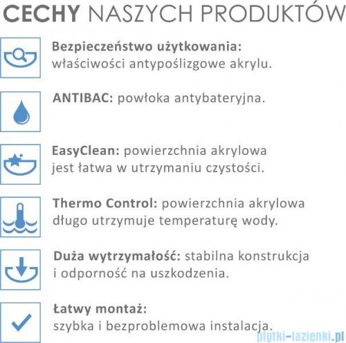 Besco Infinity 160x100cm Wanna asymetryczna Lewa #WAI-160-NL
