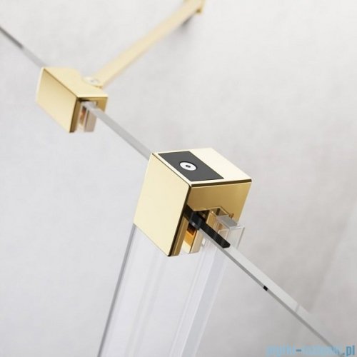 Radaway Furo Gold DWJ drzwi prysznicowe 90cm prawe szkło przejrzyste 10107472-09-01R/10110430-01-01