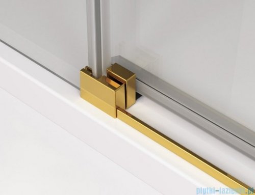 SanSwiss Cadura Gold Line kabina Walk in 140cm prawa ze ścianką przesuwną CAW2D1401207