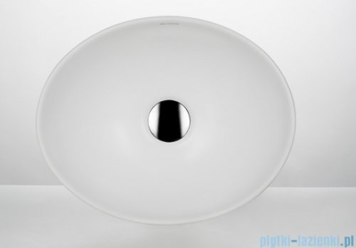 Massi Oval umywalka nablatowa 41x33cm biała MSU-5060B