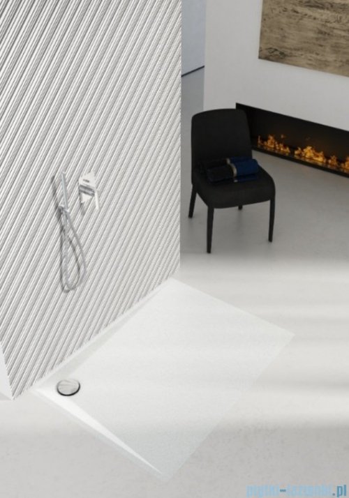 Schedpol Schedline Libra White Stone brodzik prostokątny 100x90x3cm 3SP.L1P-90100/B/ST