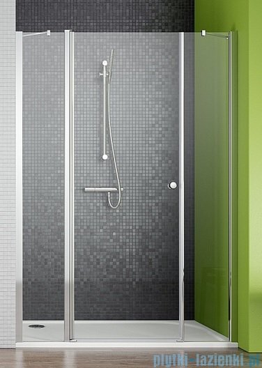 Radaway Eos II DWJS Drzwi prysznicowe 130x195 lewe szkło przejrzyste + brodzik Doros D + syfon