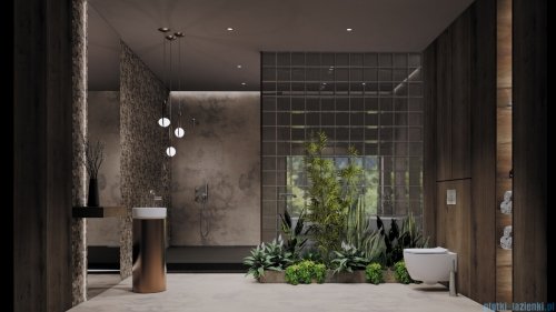 Deante SILIA Szczotka WC wolnostojąca stal szczotkowana ADI_F712