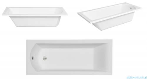 Besco Shea 180x80 wanna prostokątna + obudowa + syfon #WAS-180-PK/#OAP-180-UNI/19975