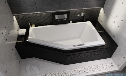 Riho Geta wanna asymetryczna 160x90cm z hydromasażem JOY lewa B030006005