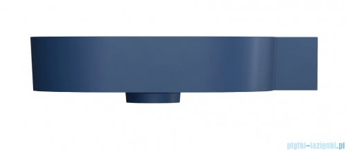 Omnires Ovo M+ umywalka nablatowa/wisząca prawa 66x44 cm midnight blue mat OVO645UWPMB