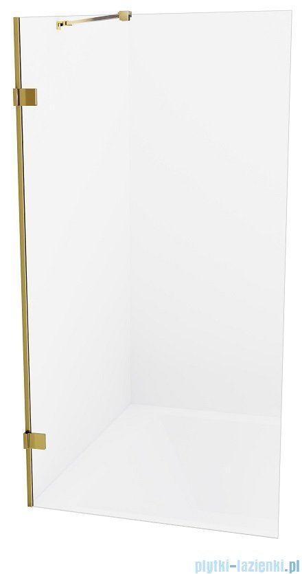 New Trendy Avexa Gold parawan nawannowy z wspornikiem prostopadłym 50x150 cm przejrzyste EXK-2004-WP