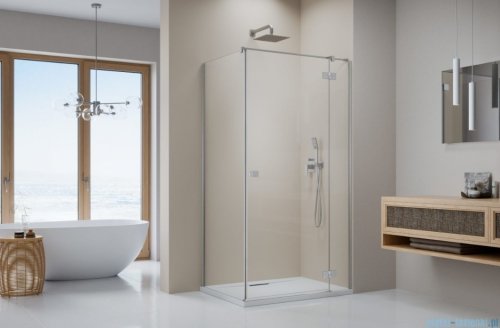 Radaway Essenza 8 Brushed Nickel Kdj kabina 120x120cm prawa szczotkowany nikiel 10480812-01-01R/10470337-91-01R/10113120-01-01