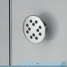 Novellini Glax 3 kabina prysznicowa z hydromasażem 100x70 prawa srebrny GL3A107DT1F-1B