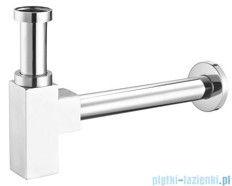 Omnires syfon umywalkowy ozdobny chrom A5555CR