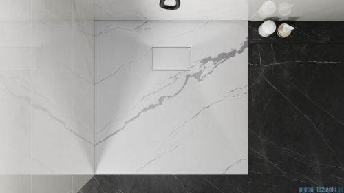 Besco Vexo Marble 80x80cm brodzik kwadratowy  VM-80-80-K