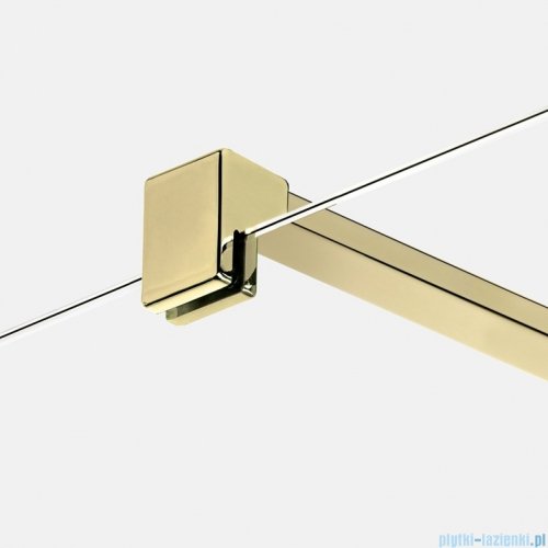 New Trendy Nesta Light Gold kabina Walk-In 110x200 cm złoty połysk K-1734