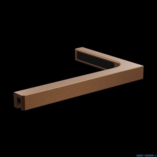 Radaway Essenza Pro Brushed Copper Ptj kabina pięciokątna 80x80 lewa szczotkowana miedź 10100000-93-01L/10100100-01-01