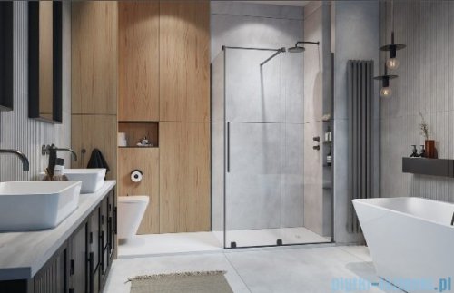 Radaway Furo Kdj Brushed GunMetal kabina 90x120cm prawa szczotkowany grafit 10104472-92-01R/10110430-01-01/10113120-01-01