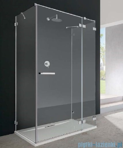 Radaway Euphoria KDJ+S Kabina przyścienna 75x110x75 prawa szkło przejrzyste 383812-01R/383221-01R/383056-01/383034-01