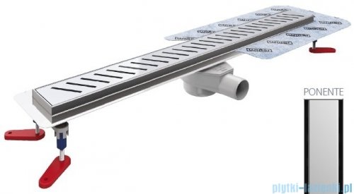 Wiper New Premium Ponente Odpływ liniowy z kołnierzem 50 cm syfon drop 50 poler 500.0171.01.050