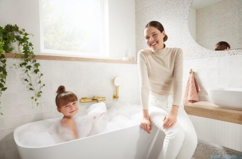 KFA MALAGA BRUSHED LIGHT GOLD bateria termostatyczna wannowa złoty szczotkowany 5754-010-31