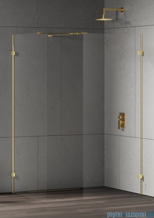 New Trendy Eventa Gold Shine kabina walk-in 150x80x200 cm przejrzyste EXK-4873