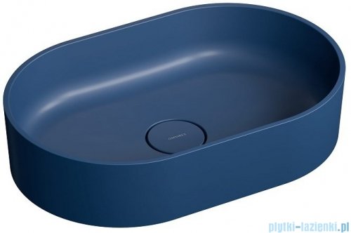 Omnires Ovo M+ umywalka nablatowa 55x36 cm midnight blue OVOUNMB
