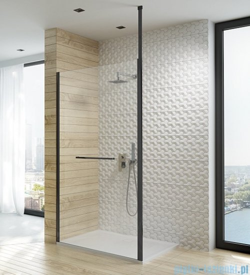 Sanplast Altus PI/ALTIIa kabina walk-in 90x212 cm czarny matowy 600-121-2531-59-401