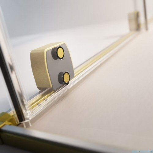 Radaway Furo SL Brushed Gold KDD kabina 120x90cm szczotkowane złoto 10305120-99-01L/10305090-99-01R