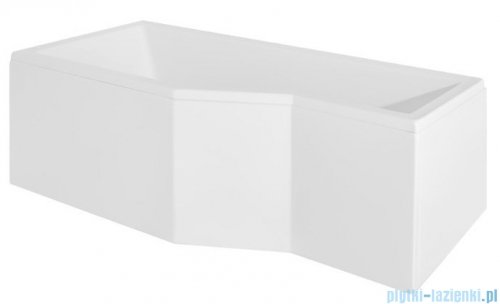 Besco Integra 170x75cm wanna asymetryczna lewa + obudowa + syfon #WAI-170-PL/#OAI-170-NS/19975