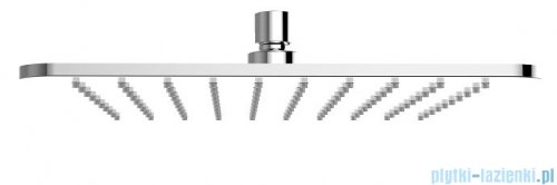 Omnires Slimline deszczownica mosiężna 25x25cm chrom/biały WG225/OCRB