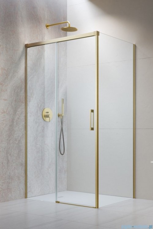 Radaway Idea Kdj Brushed Gold kabina 160x70cm lewa szczotkowane złoto 387046-99-01L/387048-99-01R