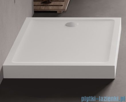 New Trendy Mild Brodzik akrylowy prostokątny 90x110x11,5 cm biały B-0618
