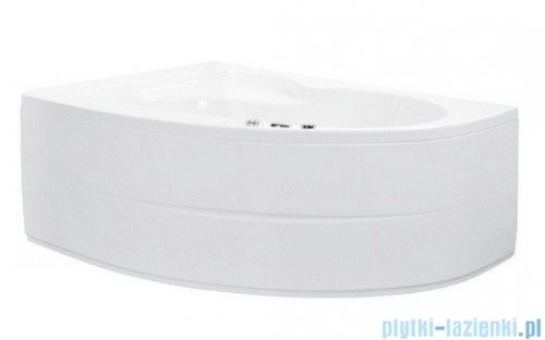 Poolspa Wanna asymetryczna MISTRAL 160x105 lewa + hydromasaż Smart 2 PHA3Y10ST2C0000