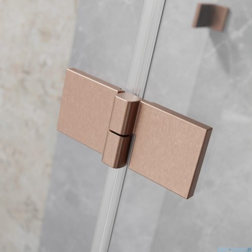Radaway Essenza Pro Brushed Copper Kdj+S kabina 75x90x75cm prawa  szczotkowana miedź 10097390-93-01R/10098075-01-01/10098075-01-01