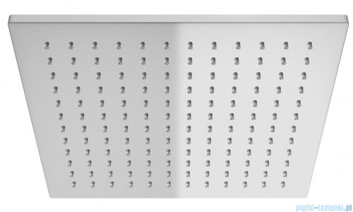 Kohlman Dexame zestaw prysznicowy z deszczownicą kwadratową 20x20 cm chrom QW210DQ20