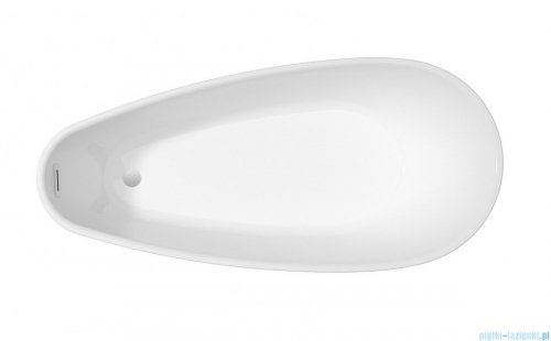 Besco Goya A-Line 170x80cm wanna wolnostojąca akrylowa + syfon chrom #WAS-170-G