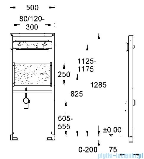 Grohe Rapid SL do baterii ściennej 38544000