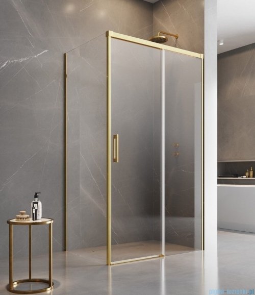 Radaway Idea Gold Kdj kabina 110x110cm prawa złoty połysk/szkło przejrzyste 387041-09-01R/387053-09-01L