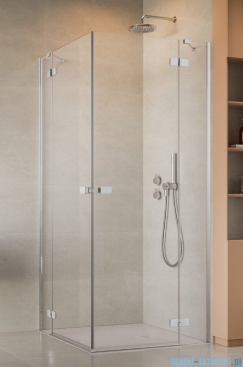 Radaway Fuenta Kdd kabina 100x80cm chrom połysk szkło przejrzyste 1384062-01-01L/1384061-01-01R