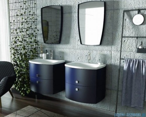 Oristo Louis szafka z umywalką 81x55x47 granatowy mat OR50-SD2S-82-14/UME-LU-82-93