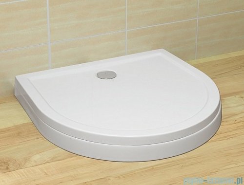 Radaway Brodzik półokrągły Delos P 100x90 z obudową 4Z19150-03N