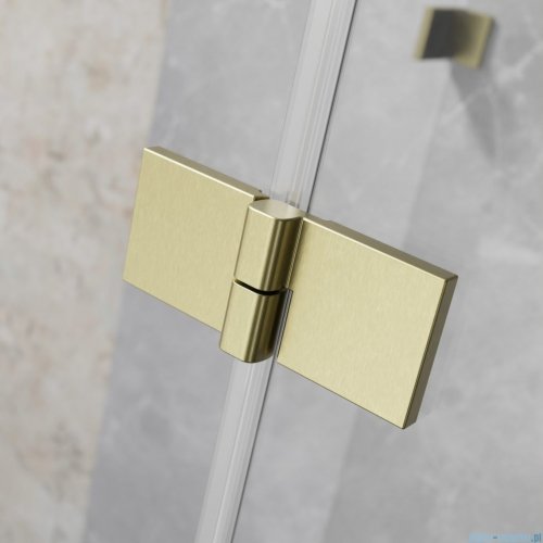 Radaway Essenza Pro Brushed Gold Pnd II parawan nawannowy 130cm lewy szczotkowane złoto 10102130-99-01L