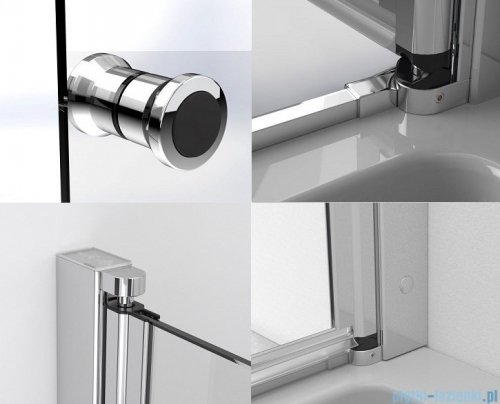 Radaway Eos DWD+S kabina prysznicowa 120x80 przejrzyste 13799494-01/13799450-01