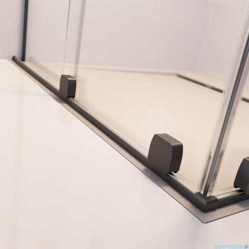 Radaway Furo Kdj Brushed GunMetal kabina 120x100cm lewa szczotkowany grafit 10104622-92-01L/10110580-01-01/10113100-01-01