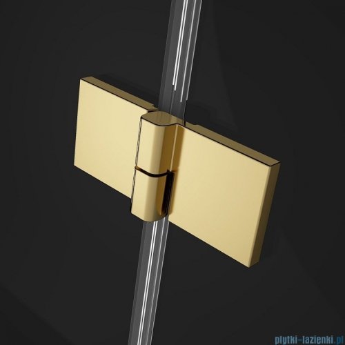 Radaway Essenza Pro Gold Kdj kabina 110x70cm lewa złoty połysk/szkło przejrzyste 10097110-09-01L/10098070-01-01