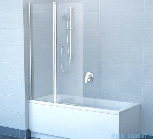 Ravak Chrome Parawan CVS2-100 L biały+transparent, lewy 7QLA0100Z1