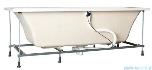 Sanplast Space Line Wanna prostokątna+stelaż WP/SPACE 180x80+SP, 610-100-0260-01-000